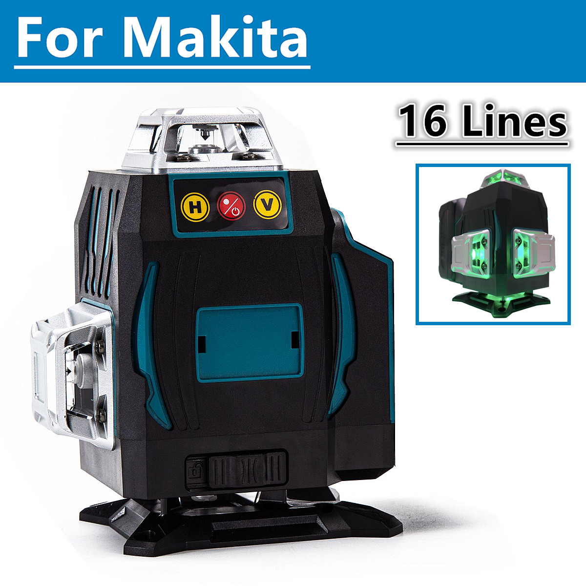 Industrial Laser Alignment Tool - Per batteria Makita 18V 16 linee