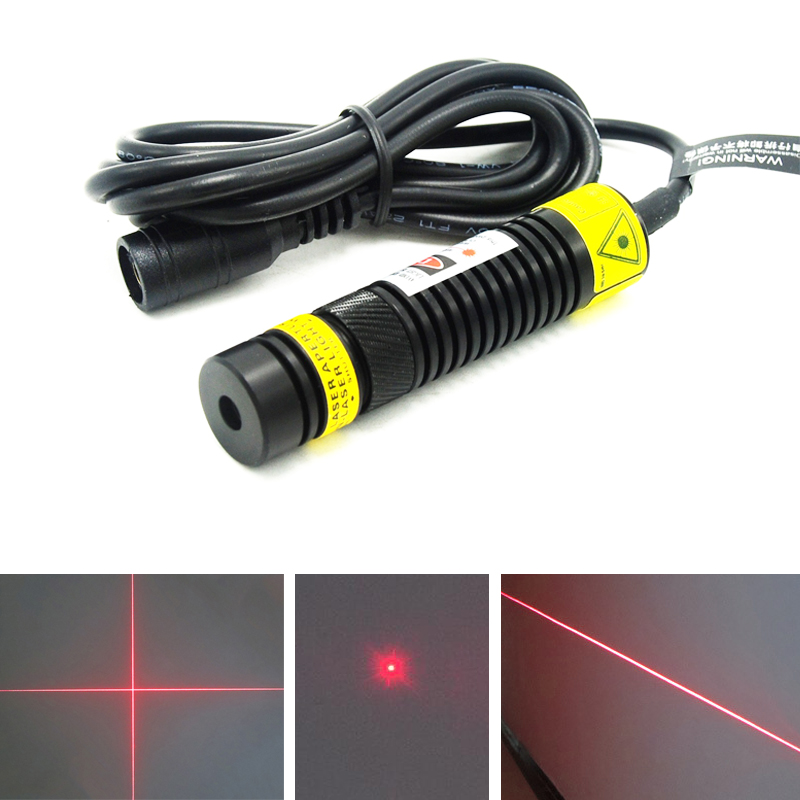 Industrial Laser Light - Modulo laser rosso punto/linea/croce 650nm 50mW