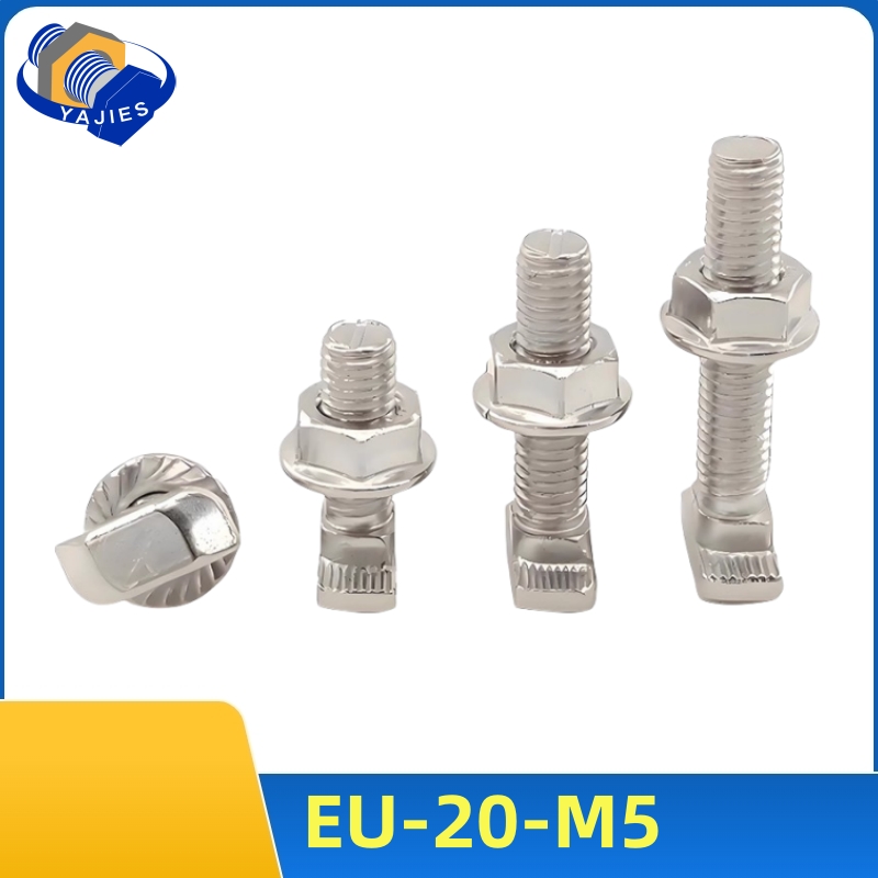 Aluminum T-Slot Profile - 10 set di viti per bulloni