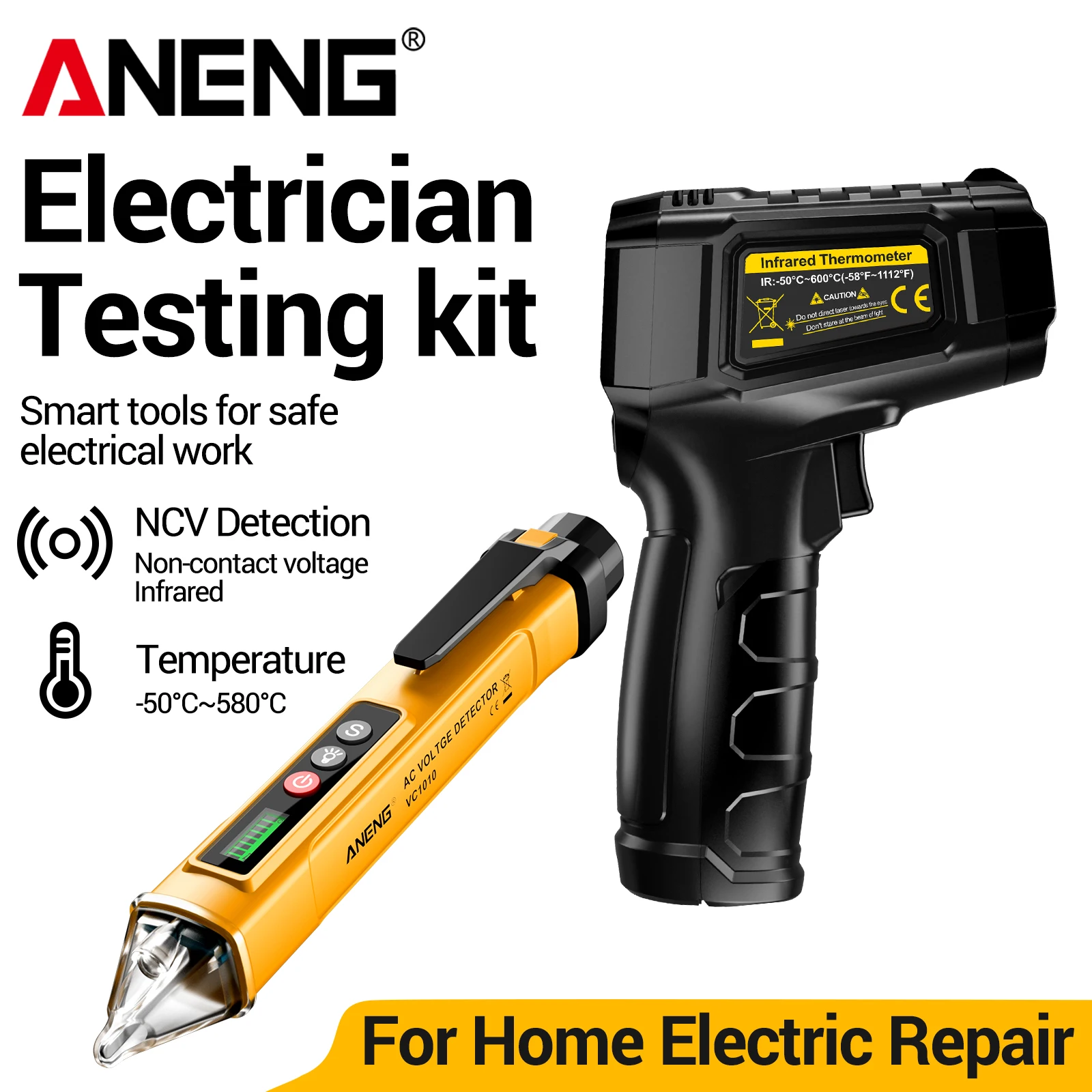 Industrial Laser Pen - Termometro laser ANENG TH202 con penna