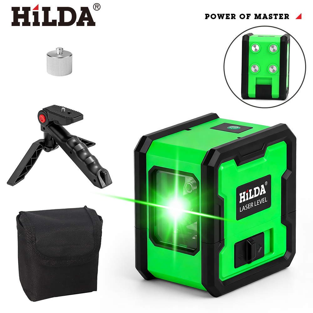 HILDA Livella Laser Verde a 2  - Industrial Laser Level recensione e prezzo