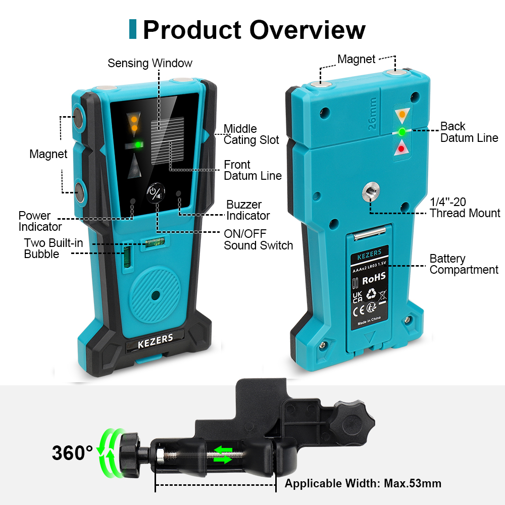 KEZERS Rivelatore ricevitore l - Industrial Laser Alignment Tool recensione e prezzo