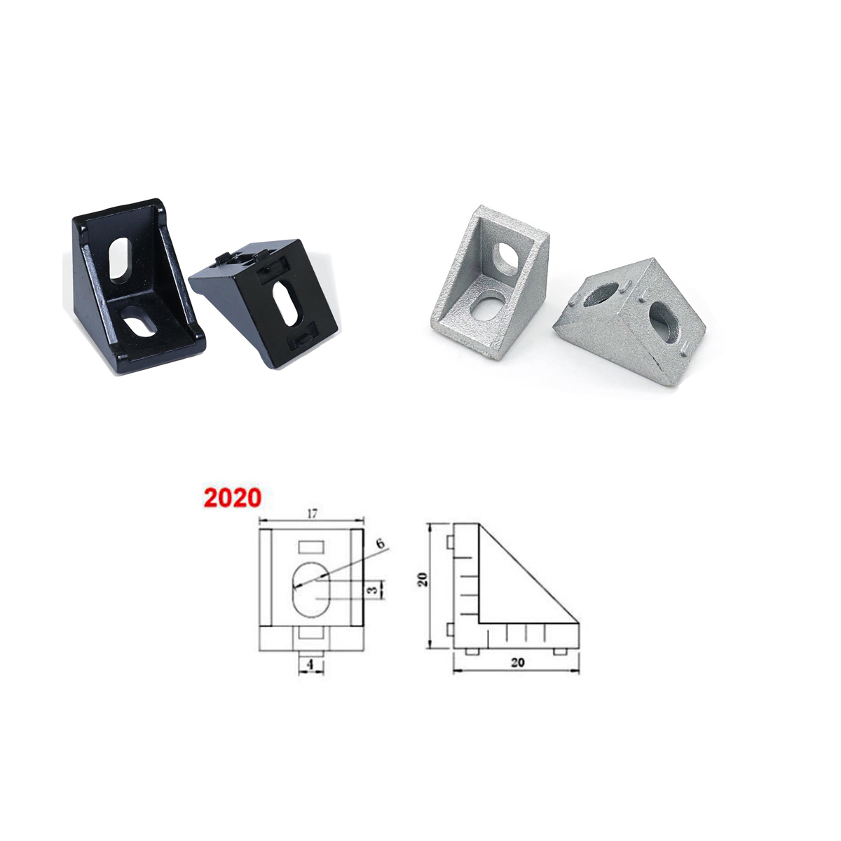 100 pezzi 2020 set di connetto - Aluminum T-Slot Profile recensione e prezzo
