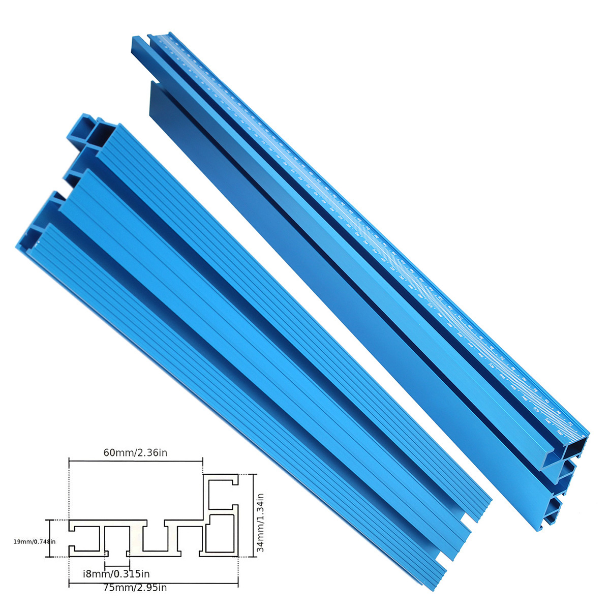 75 Tipo Blu Profilo di Allumin - Aluminum T-Slot Profile recensione e prezzo