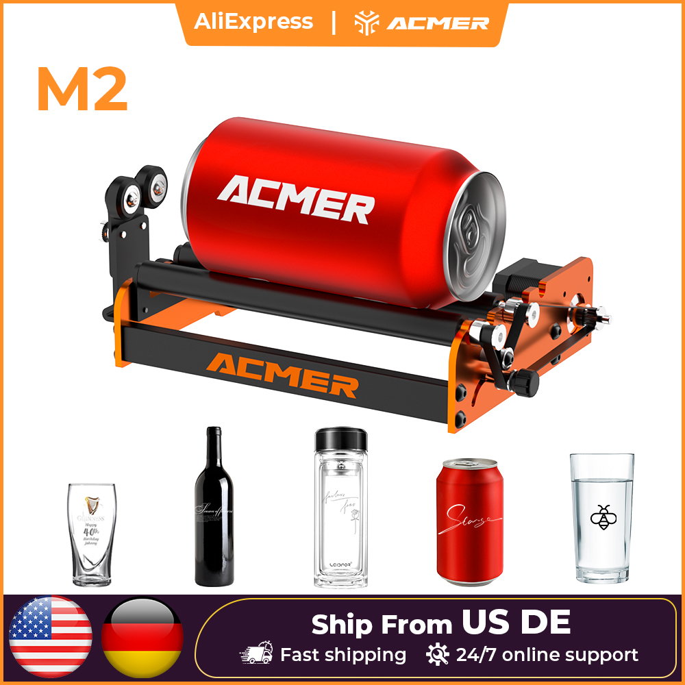 ACMER M2 Rullo rotante laser I - Air Assist Pump Laser recensione e prezzo