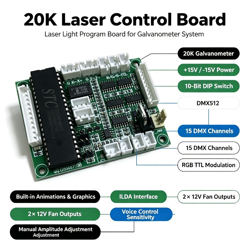 Scheda di Controllo Laser 20K, - Laser Controller Board recensione e prezzo